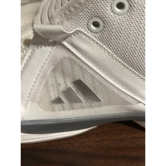 Adidas Exhibit Select Mid Basketball Womens White Sneakers Athletic Shoes Size 9 - Picture 6 of 13